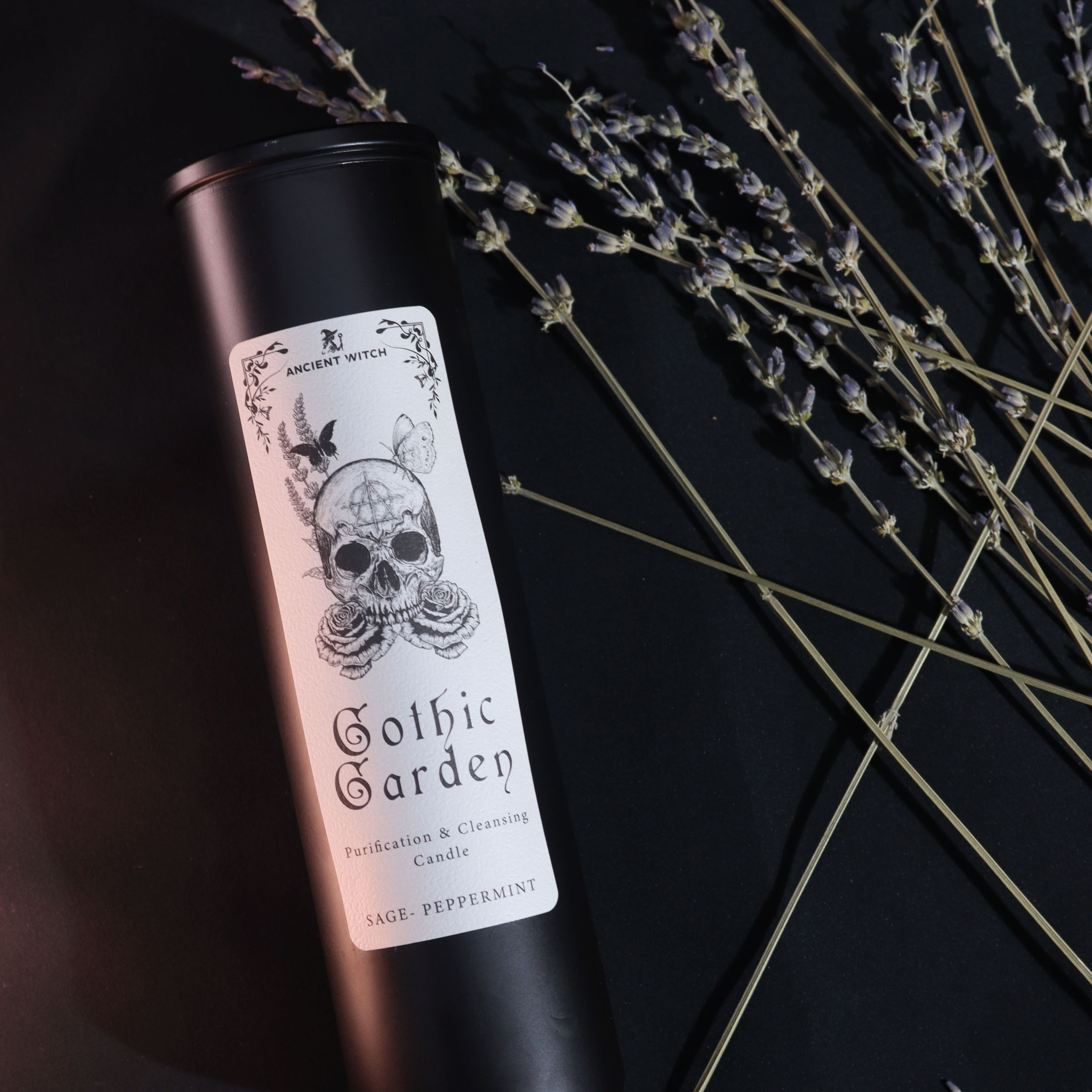 Ancient Witch Ritual Candles - Gothic Garden - Cleansing and Purification