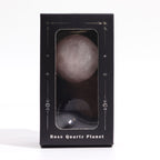 Rose Quartz Planet on a Sola Goldstone Stand Venus