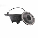 Cast Iron Cauldron with Pentacle - Mini