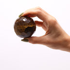 Gemstone Crystal Sphere & Stand - Tigereye