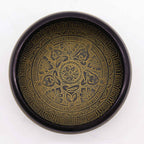 Earth Powder Singing Bowl - Mantra Five Buddha