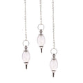 Lingam Shaped Gemstone Pendulum - Rock Quartz