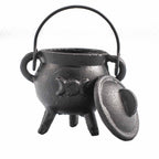 Cast Iron Cauldron with Triple Moon - Mini