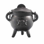 Cast Iron Cauldron with Triple Moon - Mini