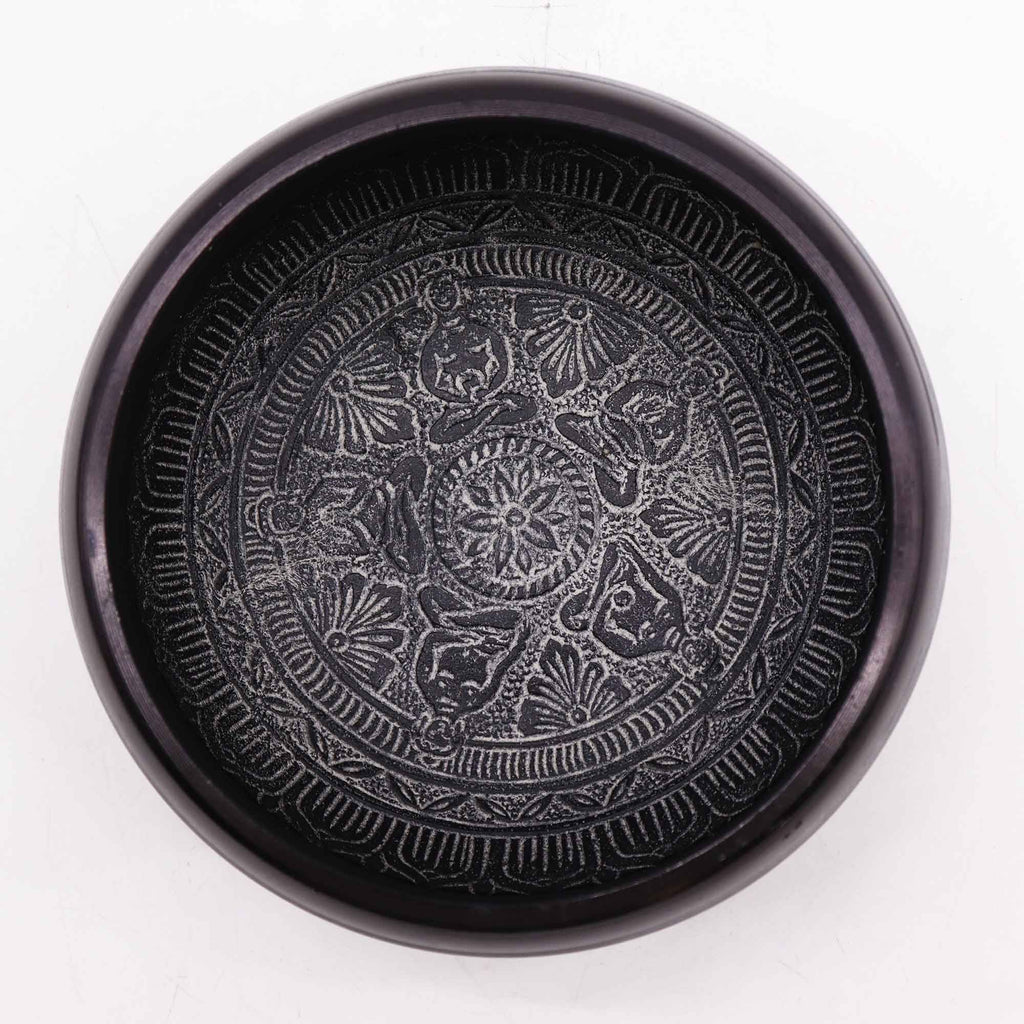 Earth Powder Singing Bowl - Om Five Buddha