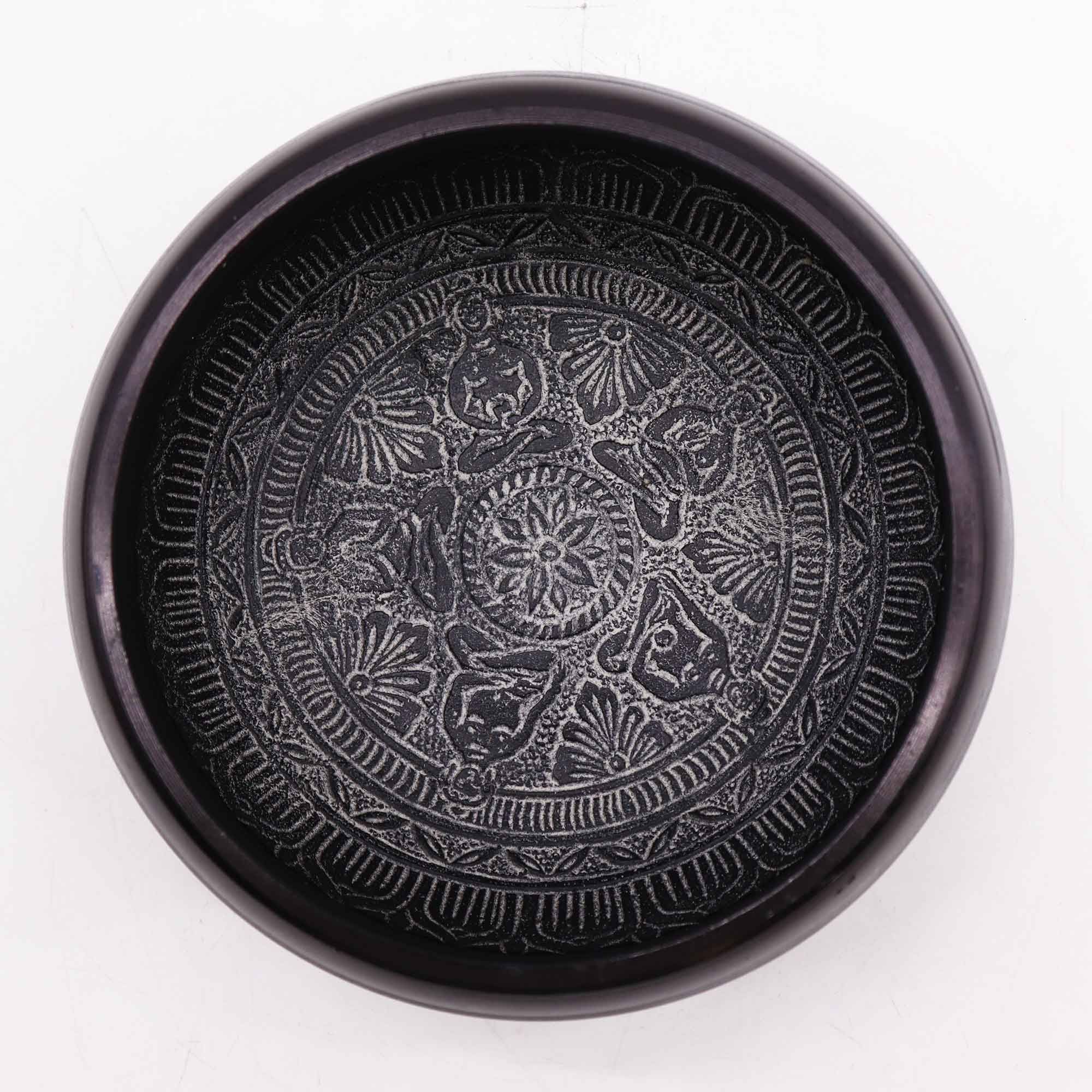 Earth Powder Singing Bowl - Om Five Buddha
