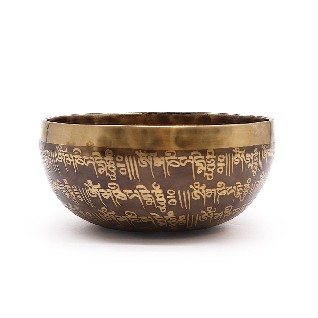 Tibetan  Engraved Bowl Mantra