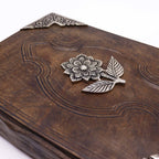Heafty Red Tan Book - Zinc Rose Decor