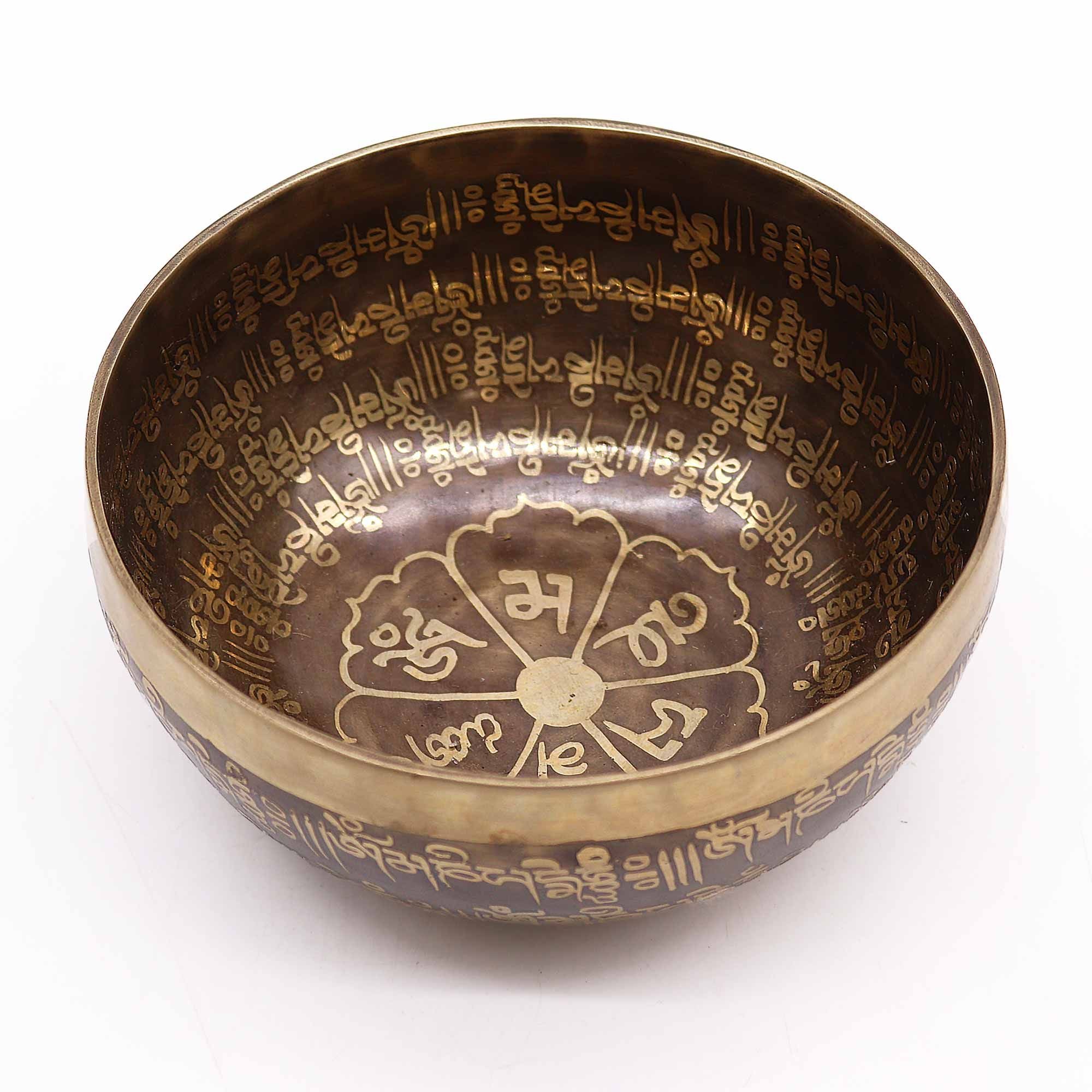 Tibetan  Engraved Bowl Mantra