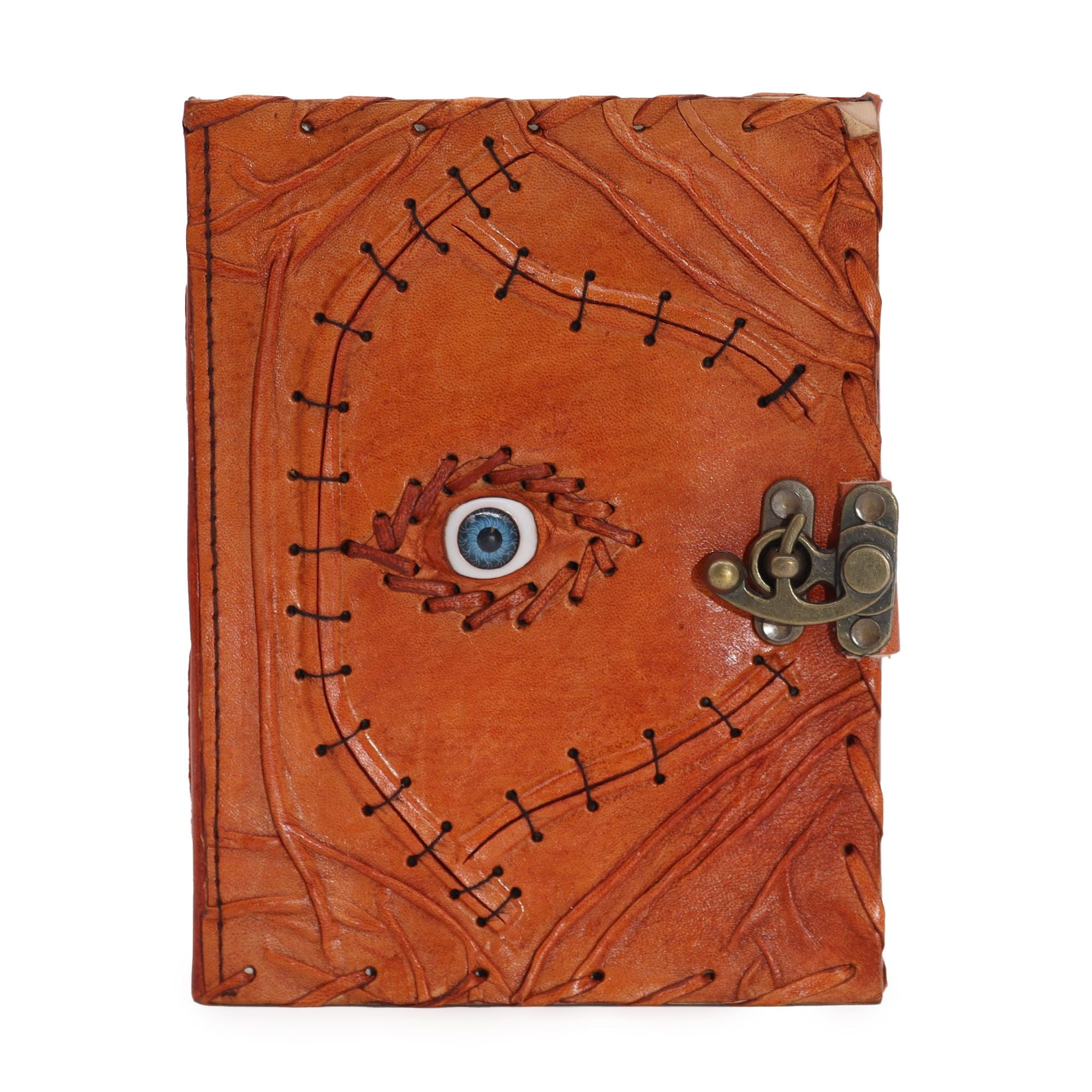 Light Brown Tan Book - Evil Eye Decor