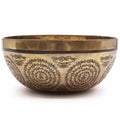 Tibetan Engraved Singing Bowl Om & Buddha
