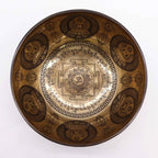 Tibetan Engraved Singing Bowl Om & Buddha