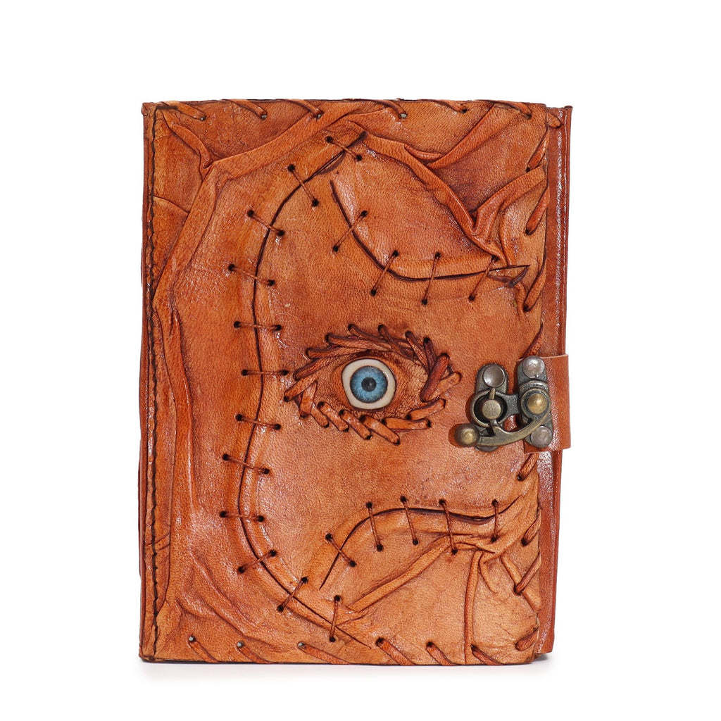 Light Brown Tan Book - Evil Eye Decor