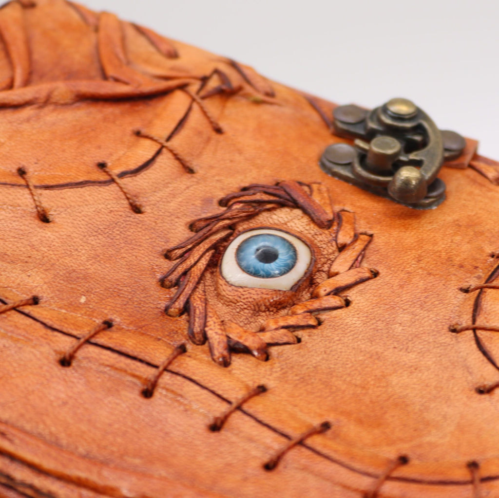 Light Brown Tan Book - Evil Eye Decor