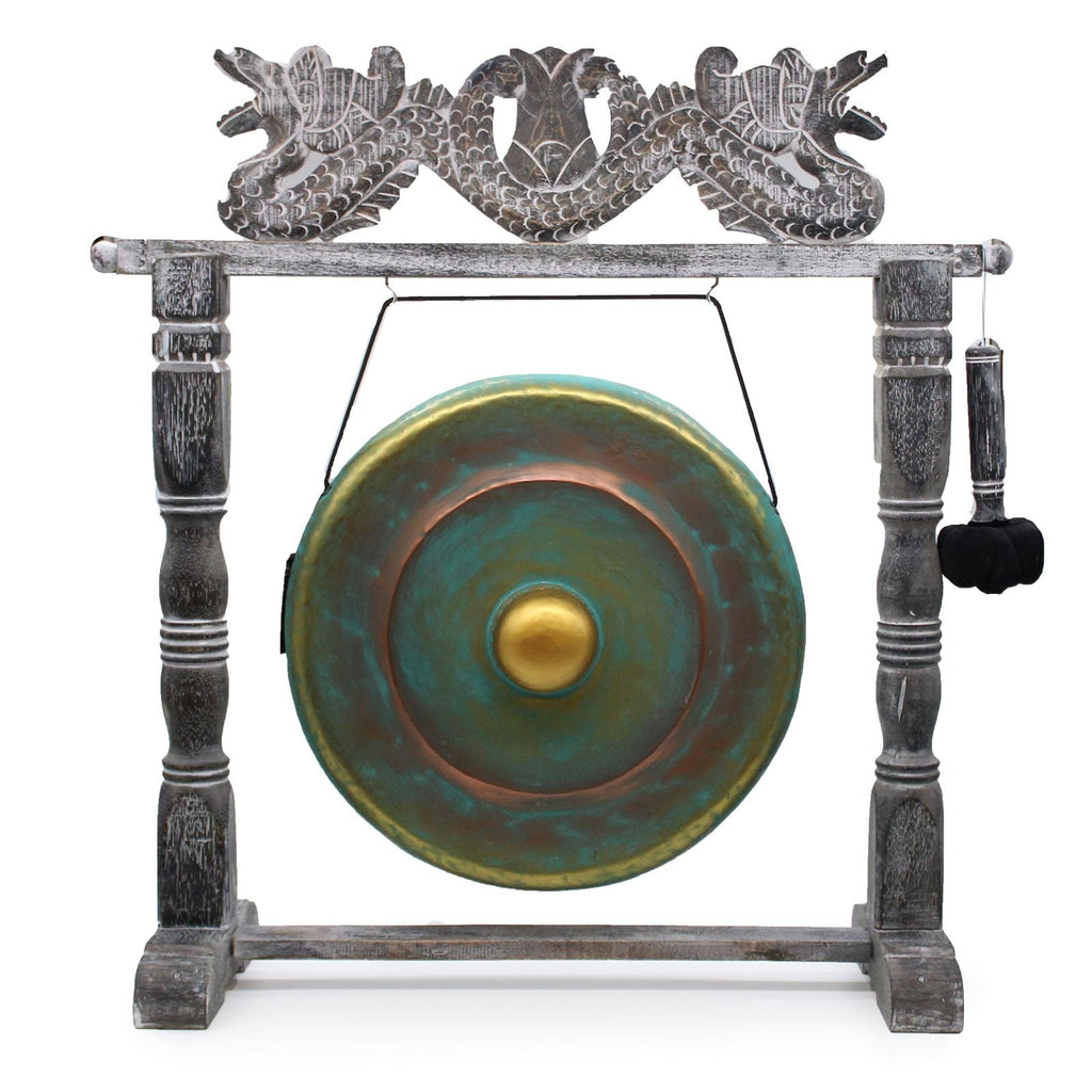 Temple Gong Balinese Green Dragon