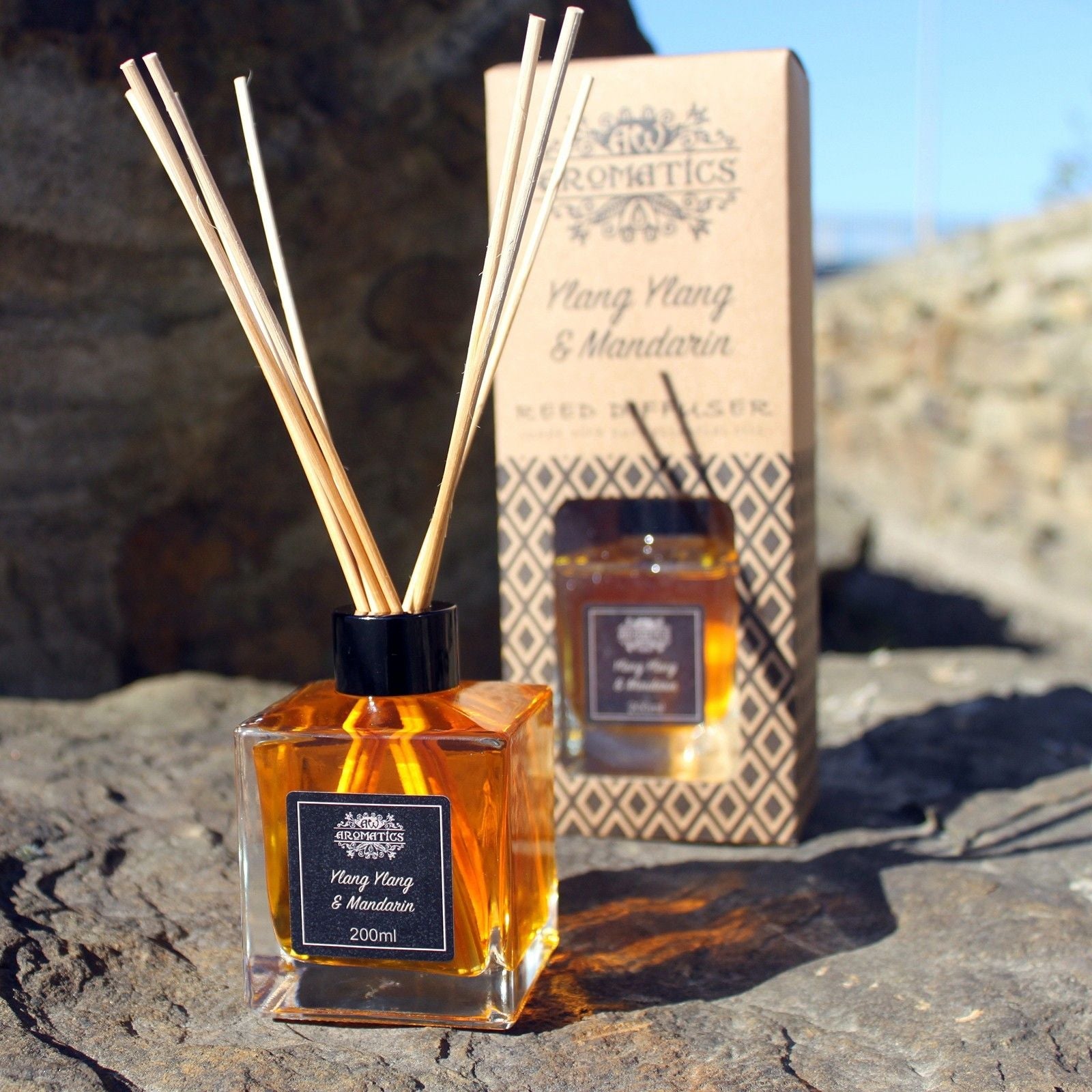 200ml Lime & Ginger Essential Oil Reed Diffuser