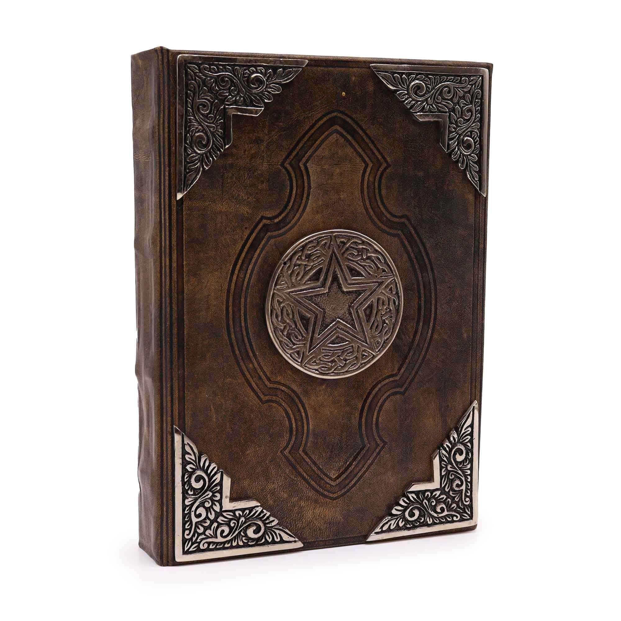 Heafty Brown Tan Book - Zinc Pentagon Decor