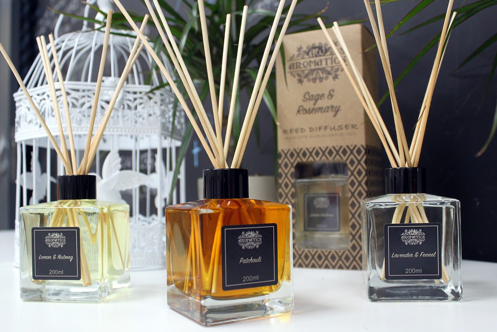 200ml Lime & Ginger Essential Oil Reed Diffuser