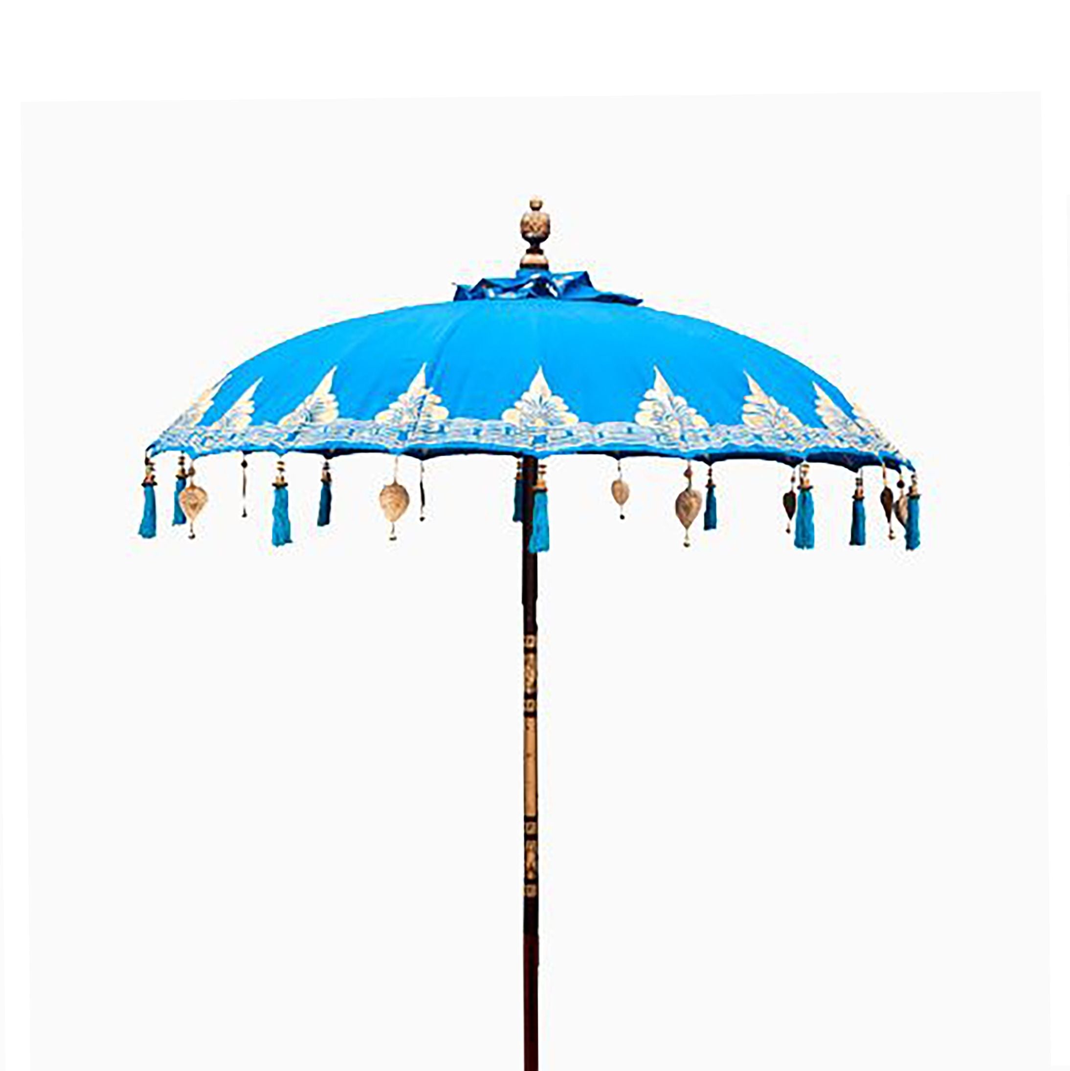 Bali Patio Parasol Garden Umbrella - Turquoise 2m