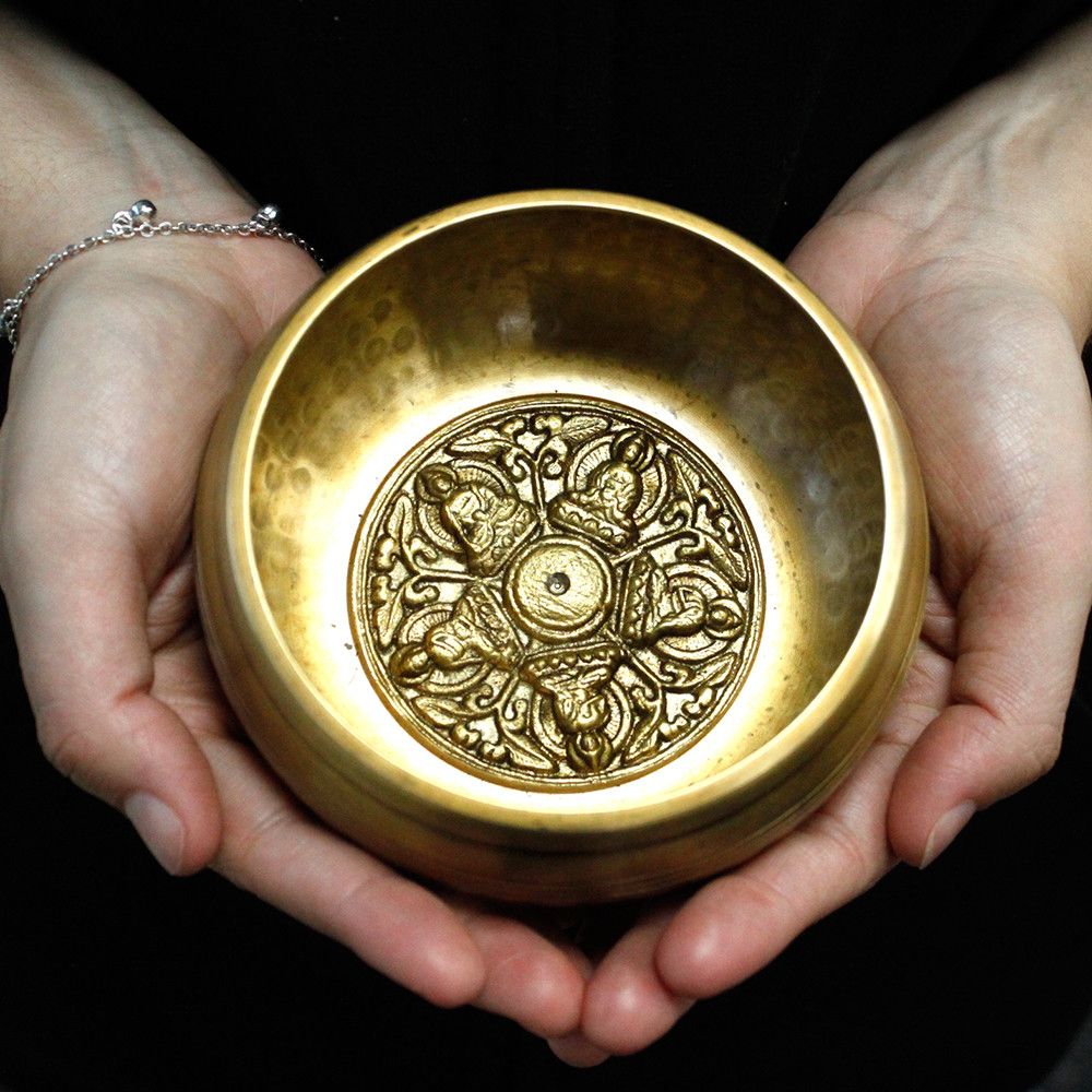 Five Buddha Singing Bowl Set