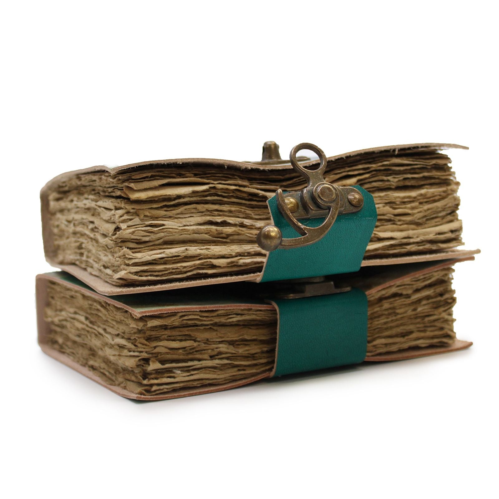 Leather "Never Hide Your Wings" Deckle-edge Notebook