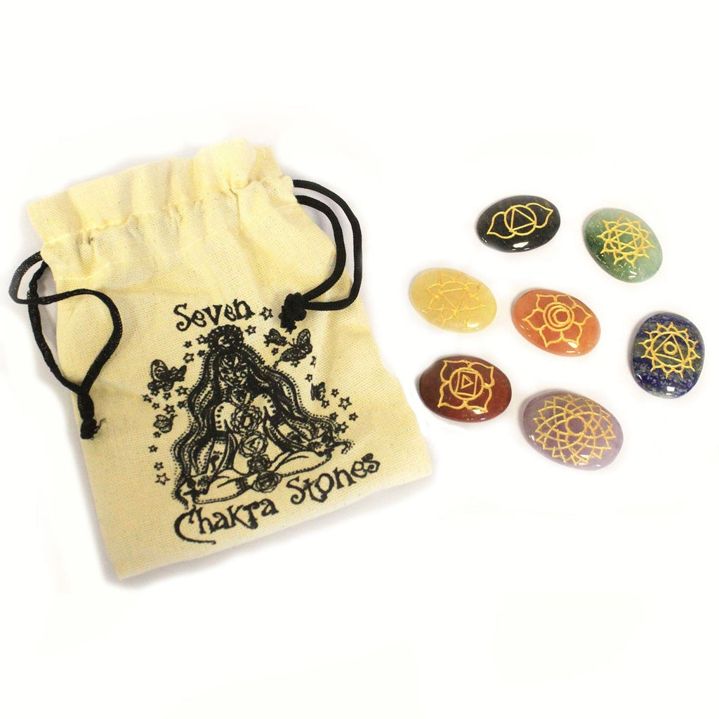 Chakra Stone Set in Pouch