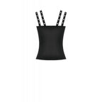 Dark in Love Punk Lace-Up Corset Style Top