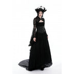 Dark in Love Belladonna Lace Bell Sleeve Goth Shrug