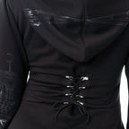 Vixxen Basilica Cathedral Style Printed Zip Up Hoodie