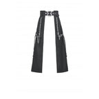 Dark in Love Chain Belt Layered Goth Skirt in Black