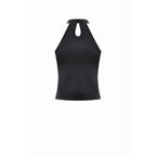 Dark in Love Gothic Mesh Panel Buckle Top