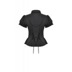 Dark in Love Gothic Lace Waist-Shaping Blouse