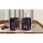 🖤 Gothic Witch’s Ceramic Mug – 11oz Black Magic Coffee Cup ☕✨ | Witchy Gift for Spellcasters & Gothic Lovers