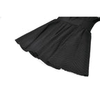 Dark in Love Dark Lace-Framed Silhouette Dress
