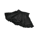 Dark in Love Lolita-Inspired Ruffled Mini Skirt in Black