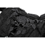 Dark in Love Morwenna Lace Gothic Maxi Dress in Black