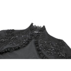 Dark in Love Erzsébet Dramatic Lace Gothic Cape Shrug