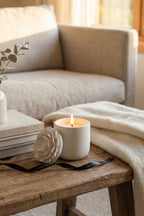 Floral Ceramic Candle