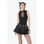 Dark in Love Metal Punk Skirt