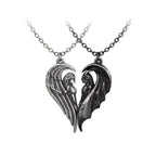 Couple Necklace Angel Demon Magnetic Gothic Set