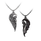 Couple Necklace Angel Demon Magnetic Gothic Set