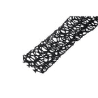 Dark in Love Darcy Black Distressed Net Top