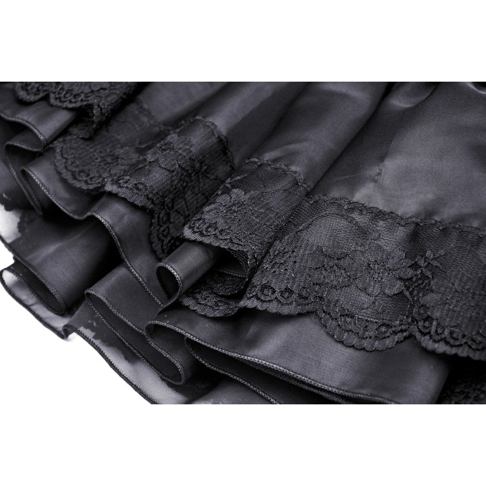 Dark In Love Fringilla Mini Skirt