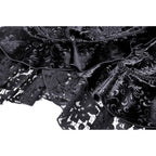 Dark In Love Zira Velvet Fishtail Skirt