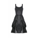 Dark in Love Shadow Lament Ruched Lolita Dress