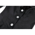 Dark in Love Eira Lace and Faux Fur Trimmed Hooded Coat - Size UK 10 Left Only!
