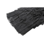 Dark in Love Vintage Gothic Lace Layered Maxi Skirt