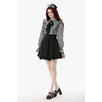 Dark in Love Striped Ruffle Gothic Lolita Dress