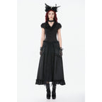 Dark in Love Belladonna Floor-Length Goth Skirt