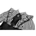 Dark in Love Striped Ruffle Gothic Lolita Dress